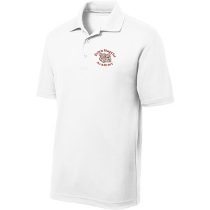 Youth White Faith Baptist Mesh Drifit Polo