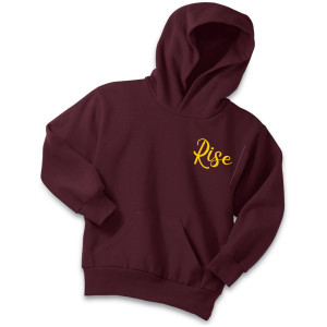 PC90YH Maroon Hoodie YOUTH