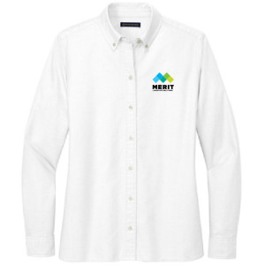 Merit - Womens Brooks Brothers® Women’s Casual Oxford Cloth Shirt - BB18005