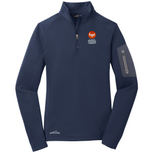 Eddie Bauer LADIES 1/2 zip perf fleece