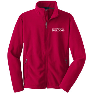 F217 Red Fleece Zip ADULT