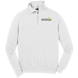 WV Swim EMB on ADULT UNISEX 1/4 zip SWEATSHIRT