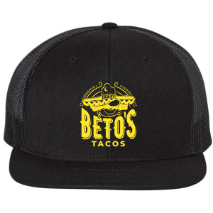 Black Trucker Hat Classic Logo