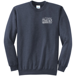 Port & Company® Core Fleece Crewneck Sweatshirt – PC78 (White Logo)