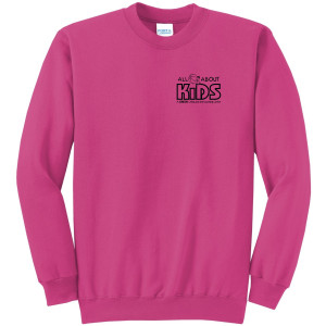 Port & Company® Core Fleece Crewneck Sweatshirt – PC78 (Black Logo)
