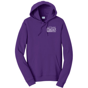 Port & Company® Fan Favorite™ Fleece Pullover Hooded Sweatshirt – PC850H (White Logo)