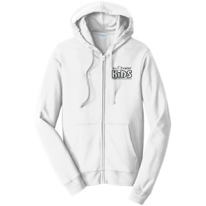 Port & Company® Fan Favorite™ Fleece Full-Zip Hooded Sweatshirt – PC850ZH (Black Logo)