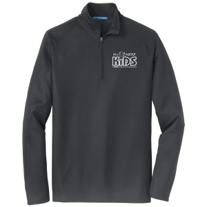 Port Authority® Pinpoint Mesh 1/2-Zip – K806 (White Logo)