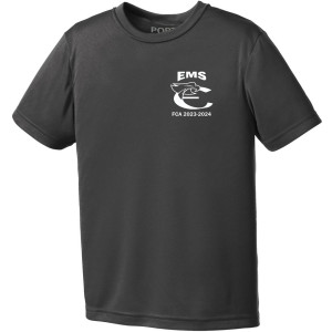 PC380Y Charcoal Dri-fit Tee YOUTH