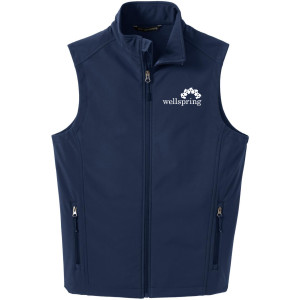 Port Authority® Core Soft Shell Vest - J325 (White Logo)