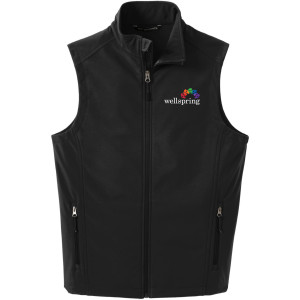Port Authority® Core Soft Shell Vest - J325 (White Rainbow Logo)