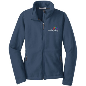 Port Authority® Ladies Value Fleece Jacket - L217 (White Rainbow Logo)