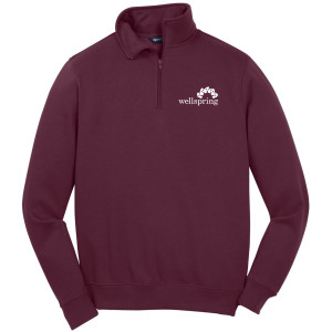 Sport-Tek® 1/4-Zip Sweatshirt - ST253 (White Logo)