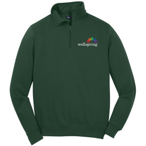 Sport-Tek® 1/4-Zip Sweatshirt - ST253 (White Rainbow Logo)