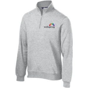 Sport-Tek® 1/4-Zip Sweatshirt - ST253 (Black Rainbow Logo)