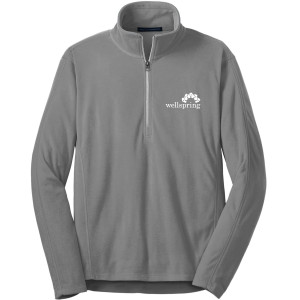 Port Authority® Microfleece 1/2-Zip Pullover - F224 (White Logo)