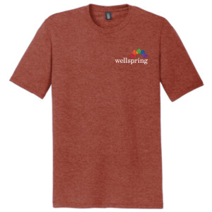 District ® Perfect Tri ® Tee - DM130 (White Rainbow Logo)