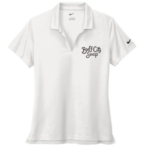 Nike Ladies Dri-FIT Micro Pique 2.0 Polo - NKDC1991 (Charcoal Logo)