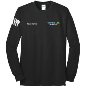 Port & Company® Long Sleeve Core Blend Tee - PC55LS - Manager (Add Your Name)