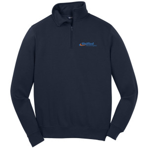 Sport-Tek® Tall 1/4-Zip Sweatshirt - TST253 (Blue Logo)