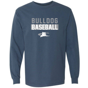 Bulldog Baseball Comfort Color