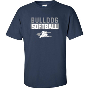 Bulldog Softball Short Sleeve Gildan