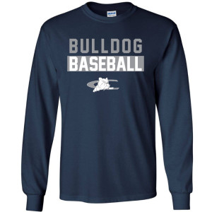 Bulldog Baseball Gildan Long Sleeve