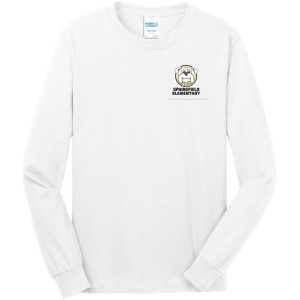 PC54LS White CURE Tee ADULT