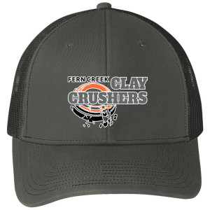 Clay Crushers - Port Authority® Snapback Trucker Cap - C112 (Outlined Logo) Embroidery