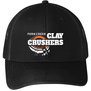 Clay Crushers - Port Authority® Snapback Trucker Cap - C112 (White Logo) Embroidery