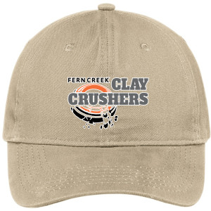Clay Crushers - Port & Company® - Brushed Twill Low Profile Cap - CP77 (Outlined Logo) Embroidery