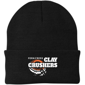 Clay Crushers - Port & Company® - Knit Cap - CP90 (White Logo) Embroidery