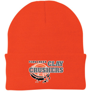 Clay Crushers - Port & Company® - Knit Cap - CP90 (Outlined Logo) Embroidery