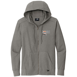 Clay Crushers -New Era® Thermal Full-Zip Hoodie - NEA141 (Outlined Logo) DTF