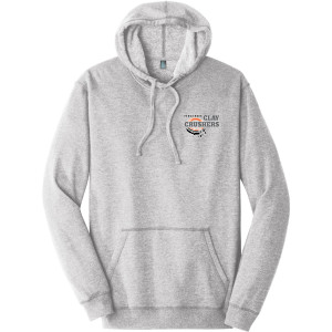 Clay Crushers - District ® Lightweight Fleece Hoodie - DM391 (Outlined Logo) DTF