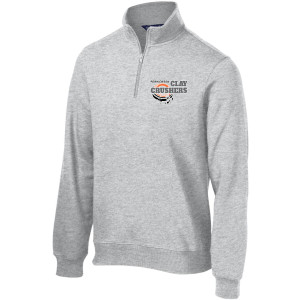 Clay Crushers - Sport-Tek® 1/4-Zip Sweatshirt - ST253 (Outlined Logo) Embroidery