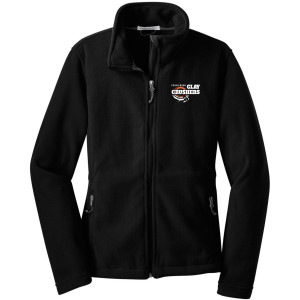 Clay Crushers - Port Authority® Ladies Value Fleece Jacket - L217 (White Logo) Embroidery