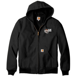 Clay Crushers - Carhartt ® Thermal-Lined Duck Active Jac - CTJ131 (White Logo) Embroidery