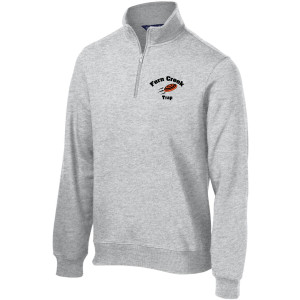 Fern Creek Trap – Sport-Tek® 1/4-Zip Sweatshirt - ST253 (Black Logo) Embroidery
