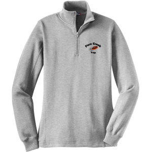 Fern Creek Trap – Sport-Tek® Ladies 1/4-Zip Sweatshirt - LST253 (Black Logo) Embroidery