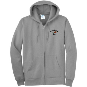 Fern Creek Trap – Port & Company® Essential Fleece Full-Zip Hooded Sweatshirt - PC90ZH (Black Logo) DTF