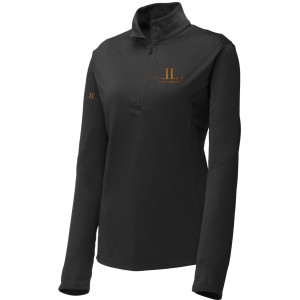 LL 2-LOCATION Thin LADIES 1/4 zip