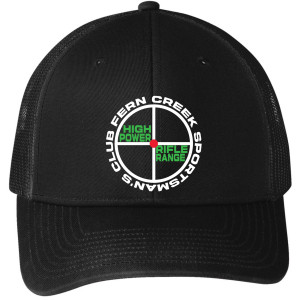 Fern Creek High Power Rifle Range - Port Authority® Snapback Trucker Cap - C112 (White Logo) Embroidery