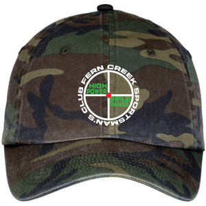 Fern Creek High Power Rifle Range - Port Authority® Camouflage Cap - C851 (White Logo) Embroidery