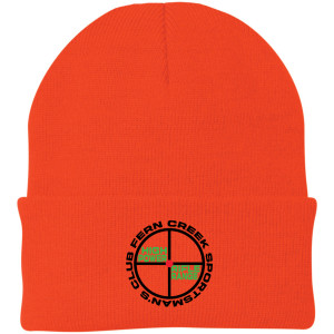 Fern Creek High Power Rifle Range - Port & Company® - Knit Cap - CP90 (Black Logo) Embroidery