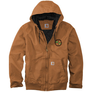 Fern Creek High Power Rifle Range - Carhartt® Washed Duck Active Jac - CT104050 (Black Logo) Embroidery