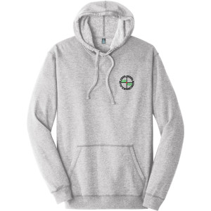 Fern Creek High Power Rifle Range - District ® Lightweight Fleece Hoodie - DM391 (Black Logo) DTF