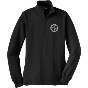 Fern Creek High Power Rifle Range - Sport-Tek® Ladies 1/4-Zip Sweatshirt - LST253 (White Logo) Embroidery