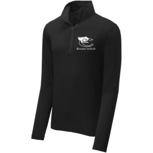 ST407 Black Unisex Fit 1/4 Zip