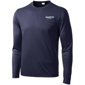 MC BALL UNISEX LS 100% POLY TEE